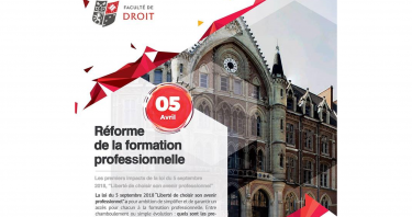 Bannière du Colloque sur la Réforme de la formation professionnelle